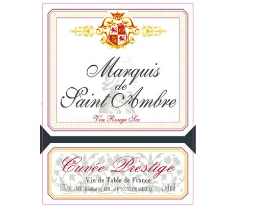 Marquis St Ambre Rouge k갨s<font color="red">