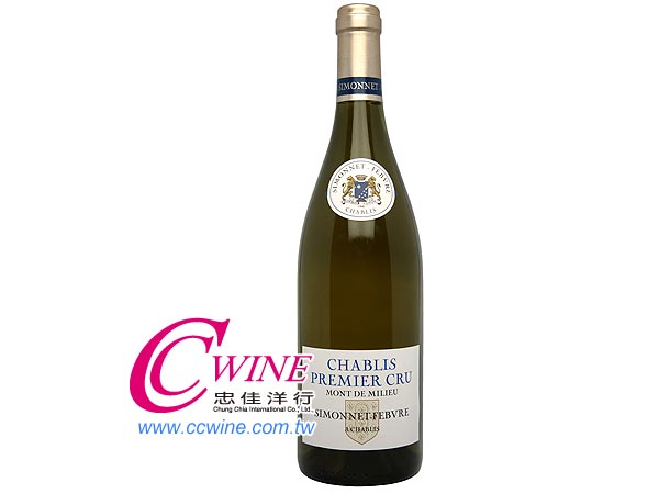 Simonnet Febvre-1ER CRU MONT DE MILIEU CHABLIS XEkk WǮp@ŸLQոs <font color="red">