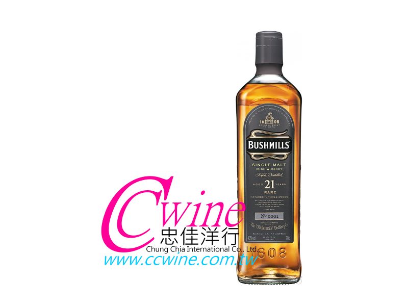 Bushmills 21 Years Old ̺R21~@³¤h