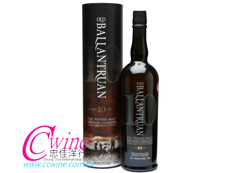 The Peated Malt Old Ballantruan 10YO Speyside Glenlivet Single Malt FJ10~ @³¤h