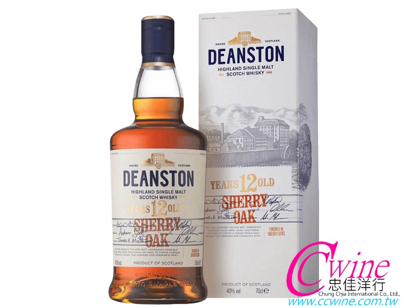 DEANSTON 12Y SHERRY OAK SINGLE MALT Ťhy12~