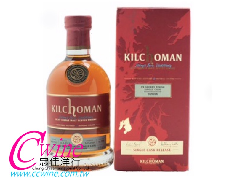 Kilchoman 2013 PX Sherry Finish Cask #343J@s