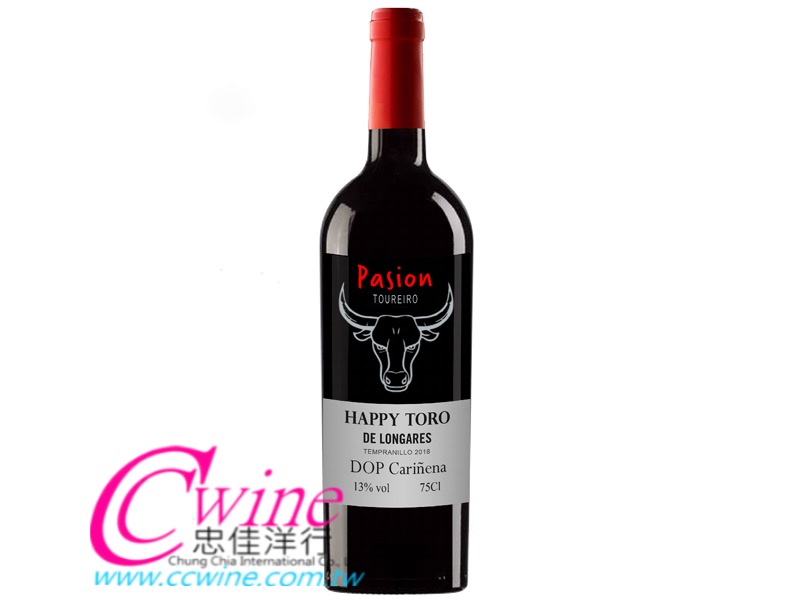 Pasion TOUREIRO Happy Toro Tempranillo Carinena, Aragon Spain Covinca Z_ds