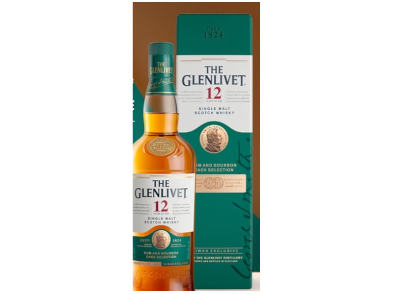 The Glenlivet RUM AND BOURBON CASK SELECTIONQ12~uT(xWw)