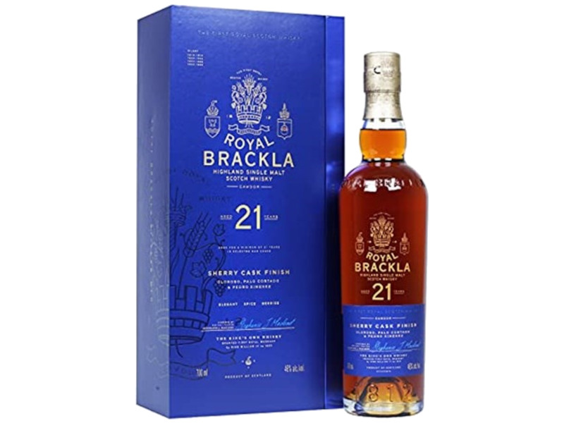 ROYAL BRACKLA 21YO Highland Single Malt Scotch WhiskyӮafJ21~@Ĭ¤h