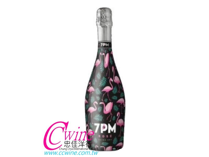 VINO SPUMANTE 7PM ROSE EXTRA DRYH  ժws