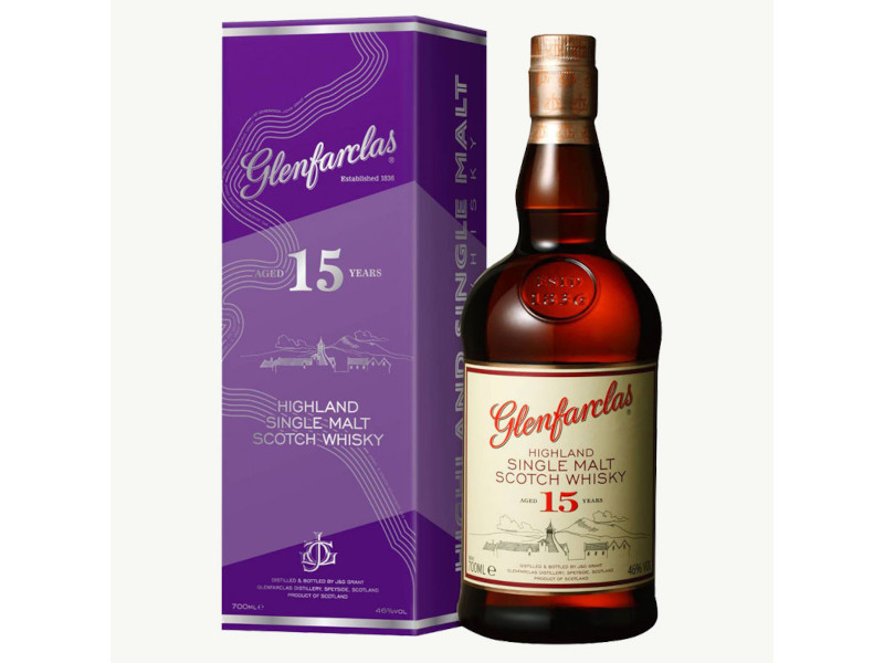 GLENFARCLAS HIGHLAND SINGLE MALT SCOTCH WHISKY 15 YEARS AGED  15~@Ĭ¤h