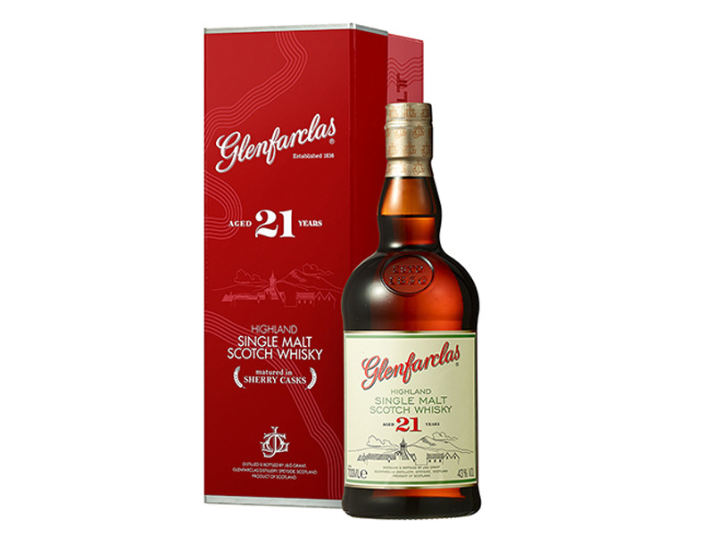 GLENFARCLAS HIGHLAND SINGLE MALT SCOTCH WHISKY AGED 21 YEARS 21~@Ĭ¤h