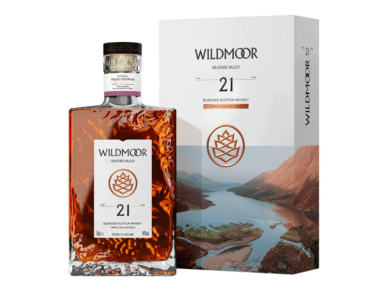 Wildmoor Heather Valley 21Y Triple Oak Matured Blended Scotch Whisky  } 21~ HEATHER VALLEY T