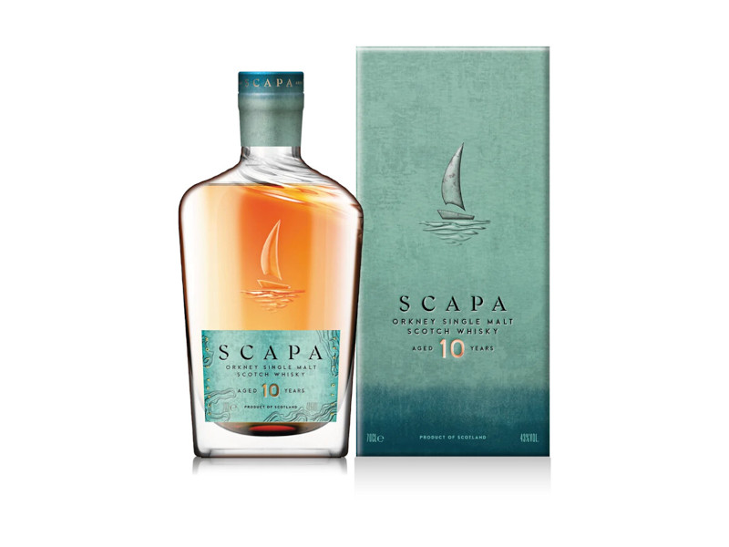 S C A P A ORKNEY SINGLE MALT SCOTCH WHISKY 10 AGED YEARSd 10 ~J@Ĭ¤h